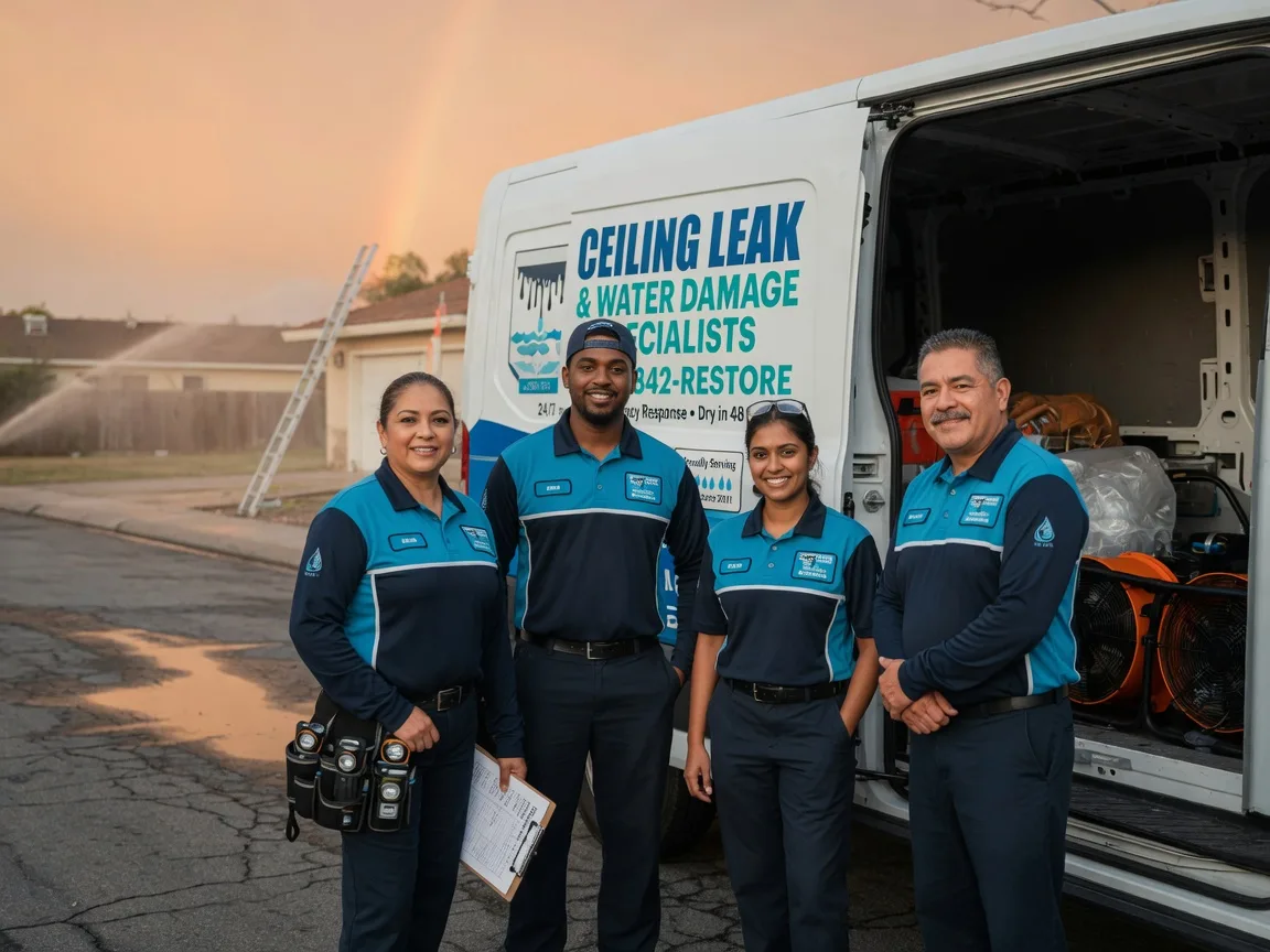 Ceiling Leak Cleanup company in Carbon, TX