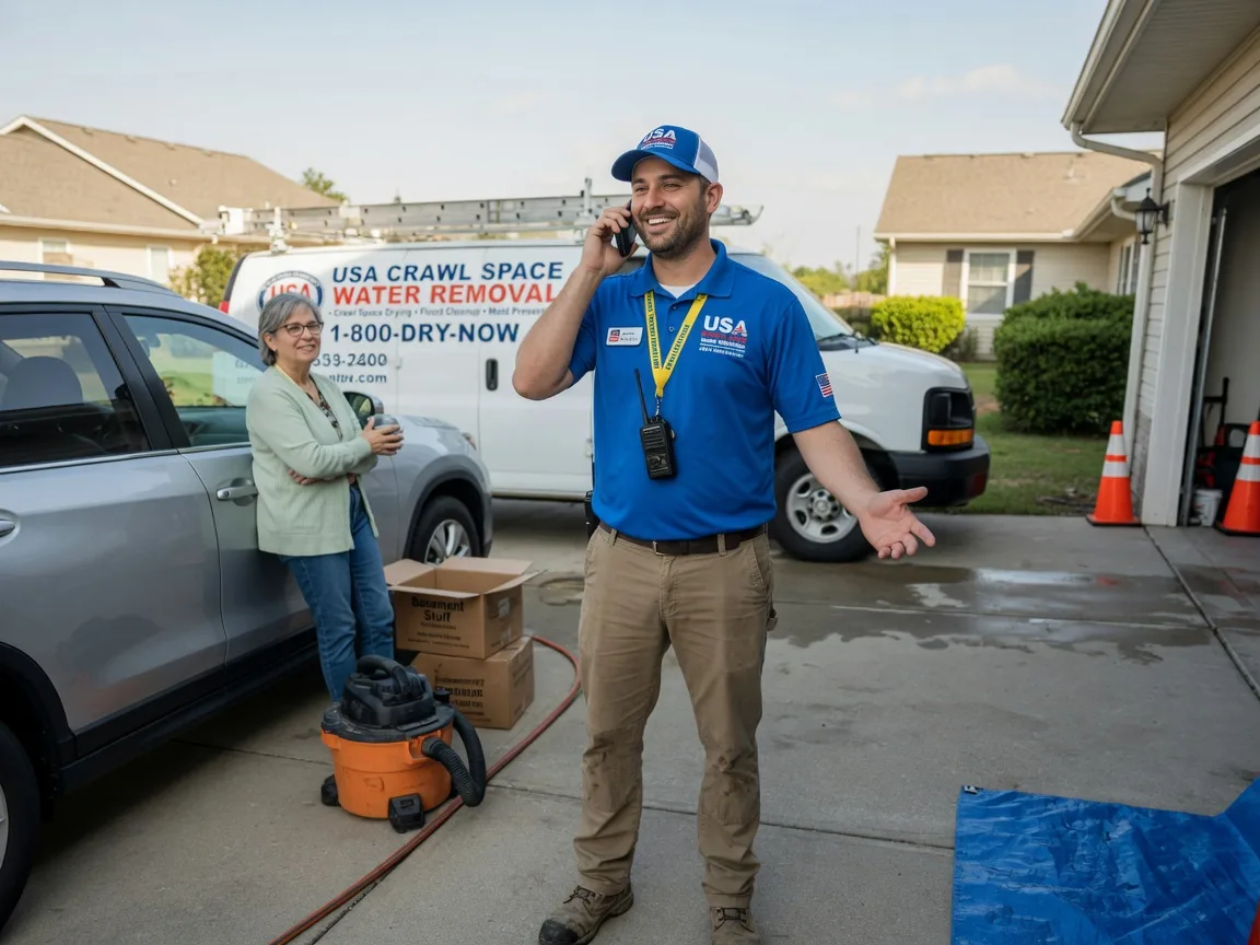 Crawl Space Water Removal Carbon, TX FAQs